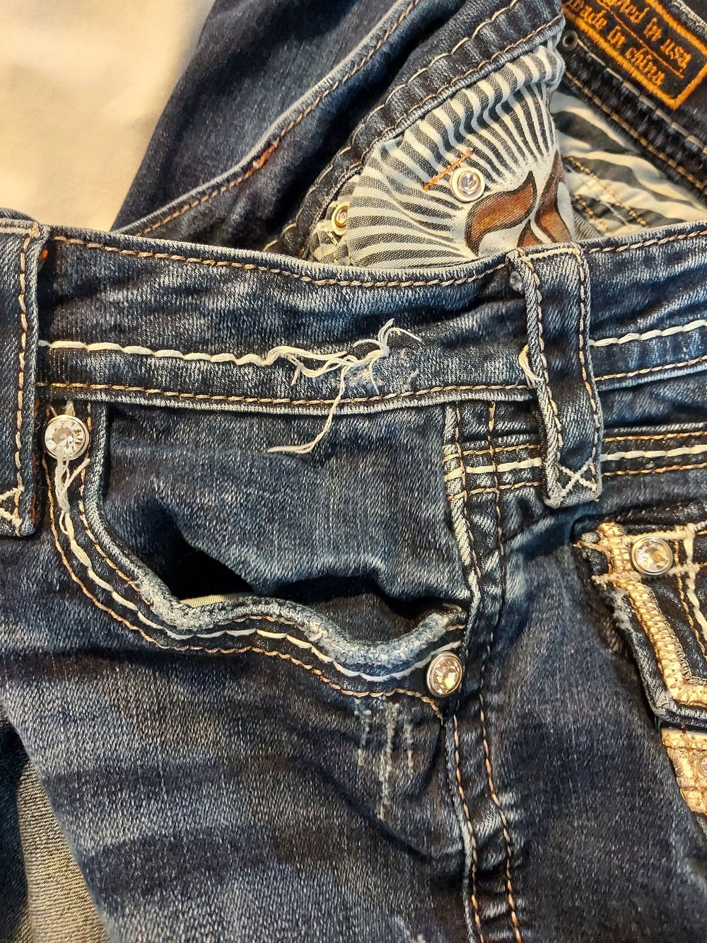 Rock Revival Kai Bootcut Stretch Jeans E8322B60L Size 27 - Picture 6 of 12